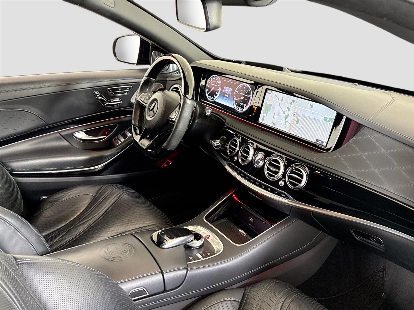 Used 2015 Obsidian Black Metallic Mercedes-Benz S 65 AMG® | Rear TVs | RennTech Upgrades image 34