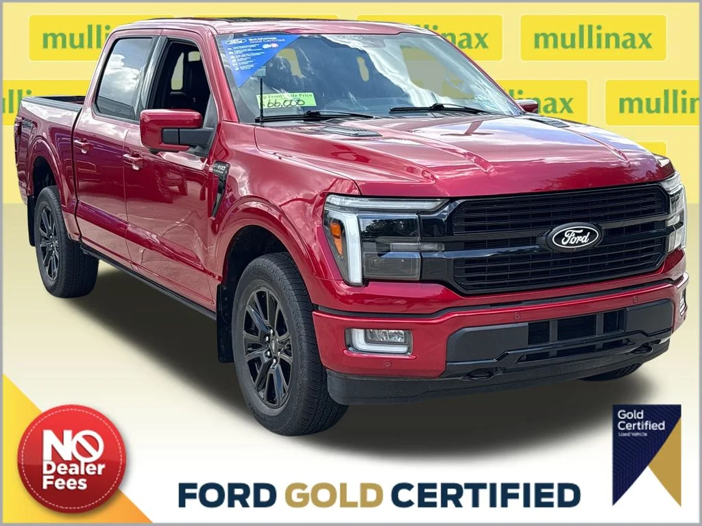 Certified Used 2024 Red Ford Platinum image 1