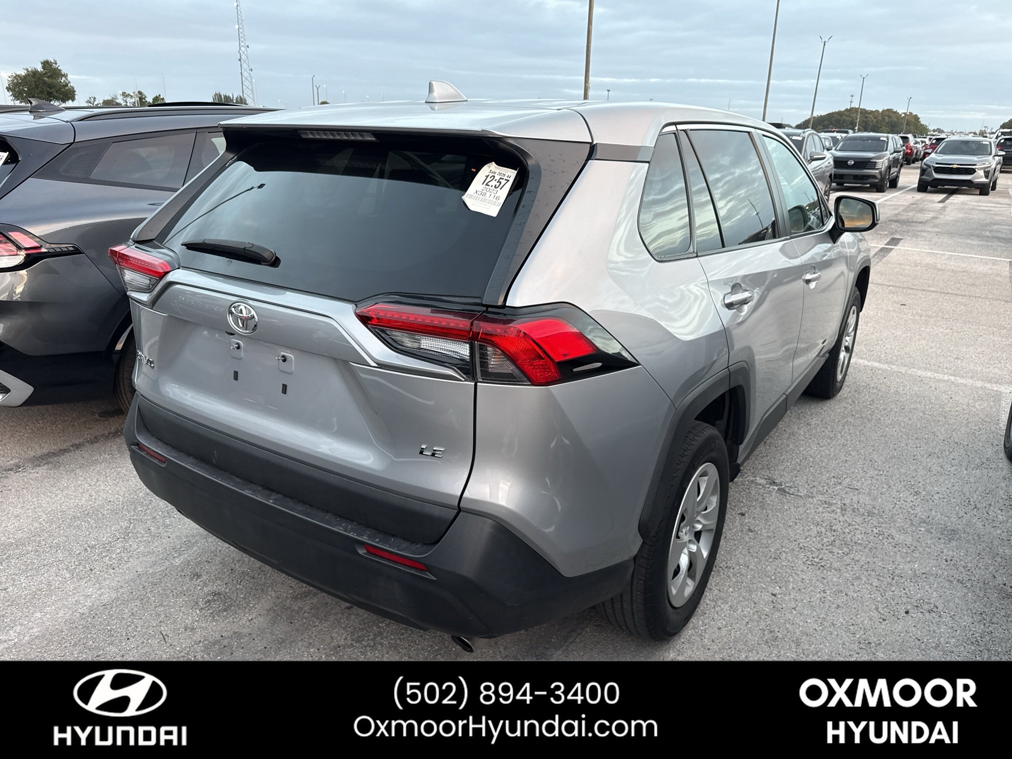 Used 2023 Silver Sky Metallic Toyota LE image 2