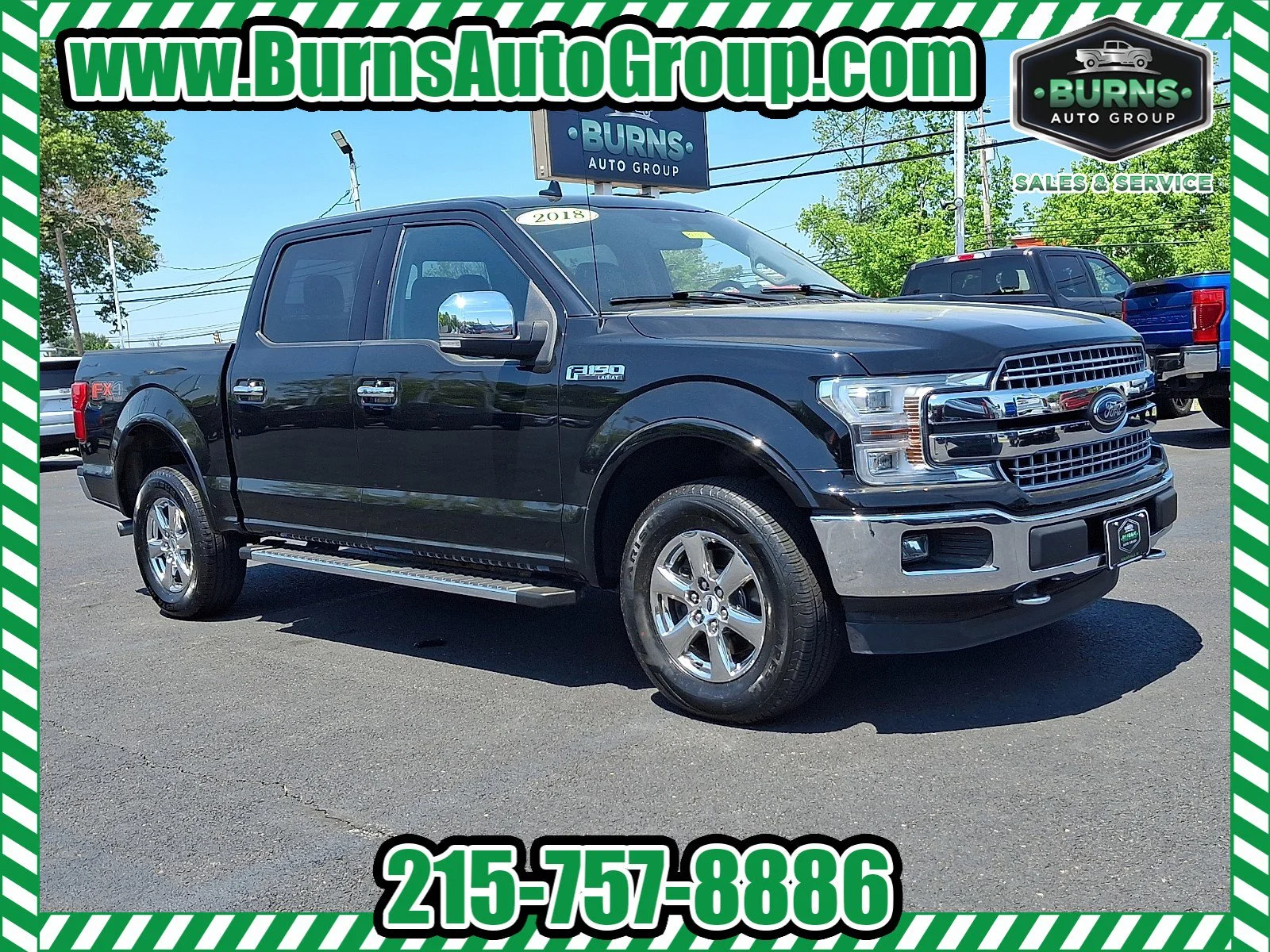 Used 2018 Shadow Black   G1 Ford LARIAT image 1