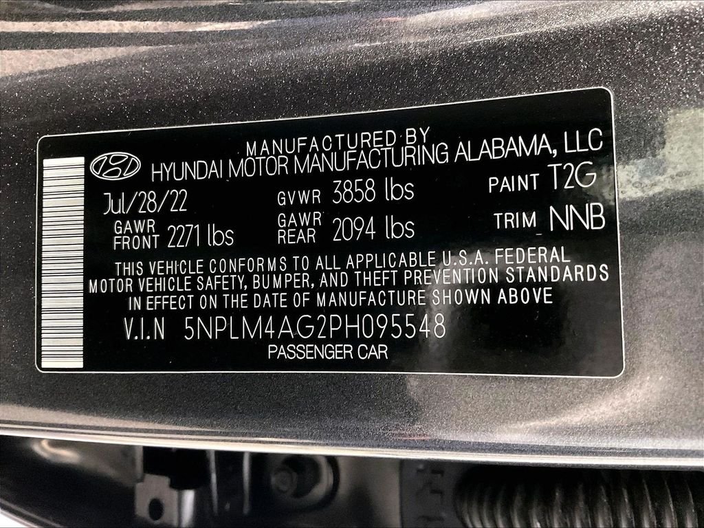 Used 2023 Gray Hyundai SEL image 35
