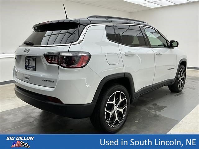 Used 2024 Bright White Clea Jeep Limited image 4