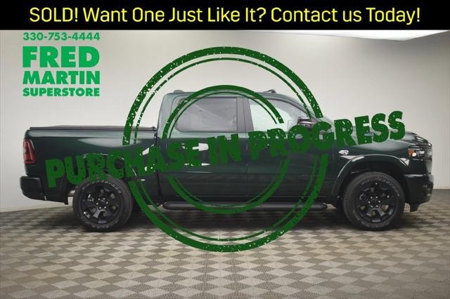 New 2026 Serrano-Green Metallic Exterior Paint RAM BIG HORN image 3