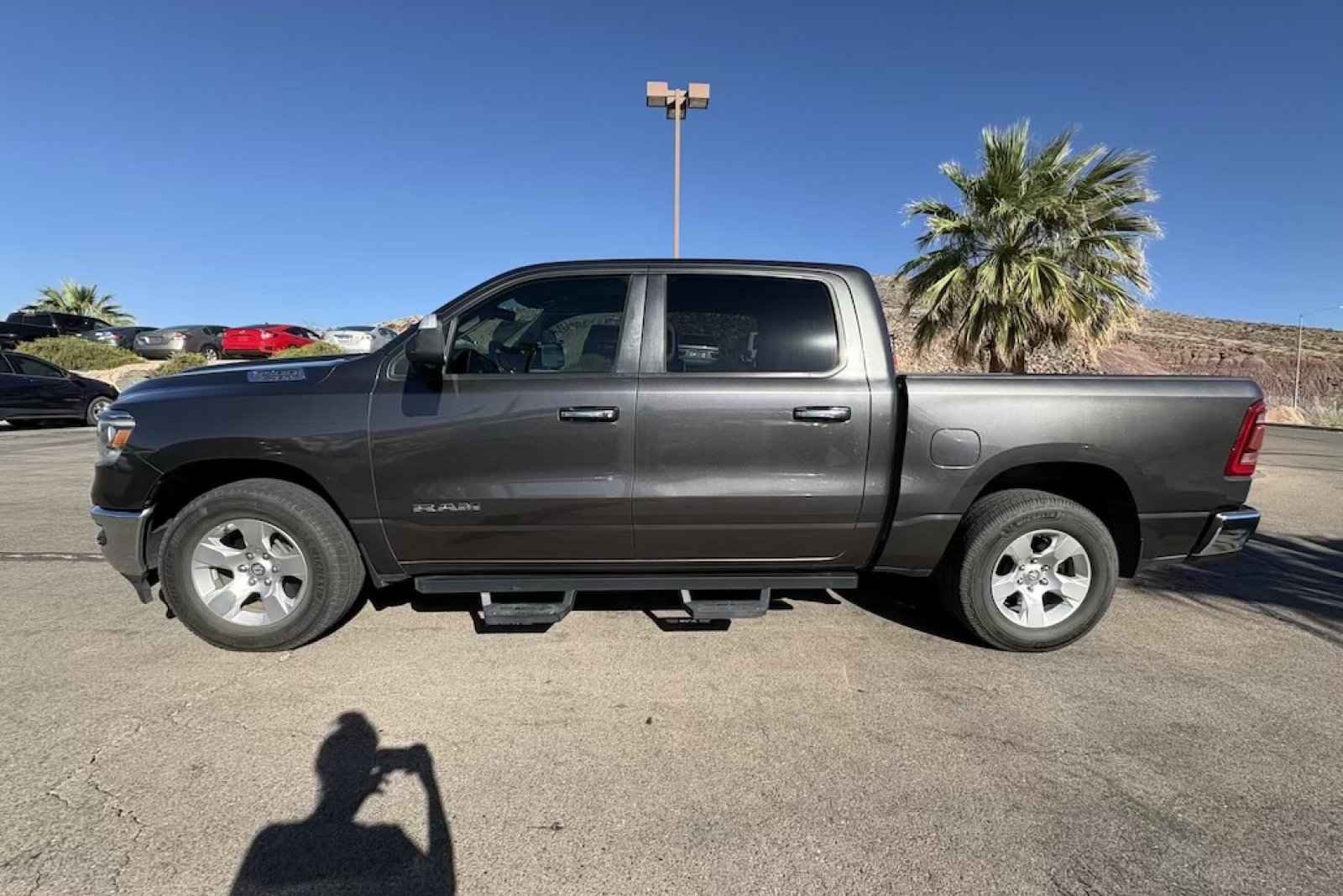 Used 2020 Granite Crystal Metallic Clearcoat Ram Big Horn image 2