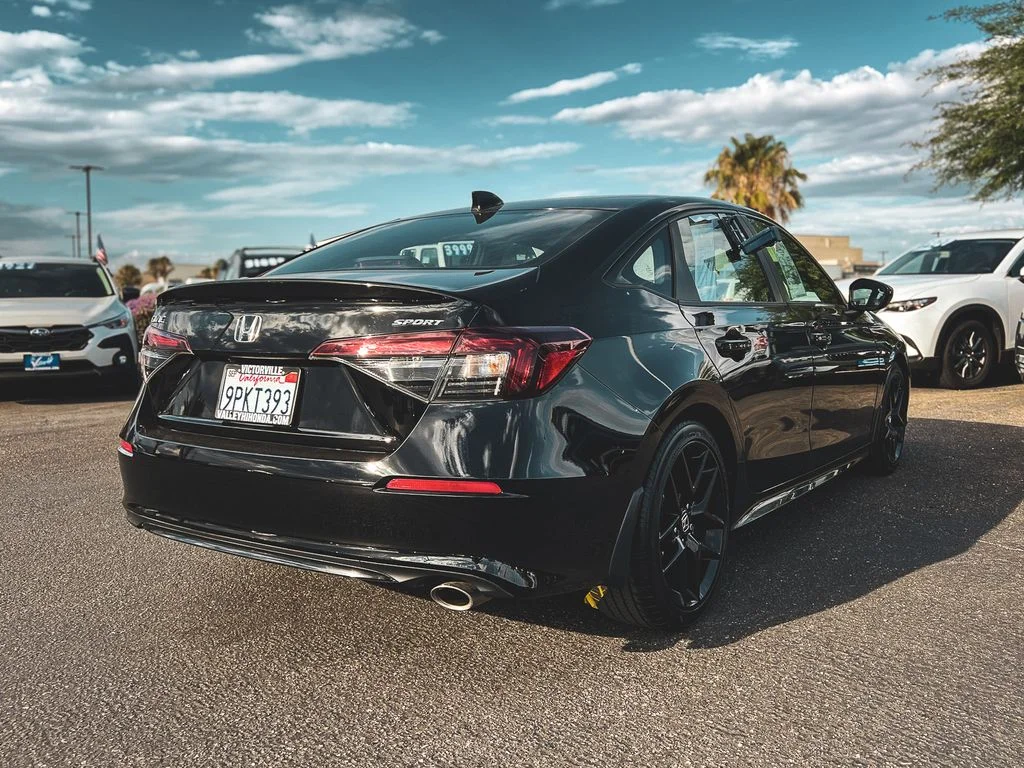 Certified Used 2025 Crystal Black Pearl Honda Sport image 9