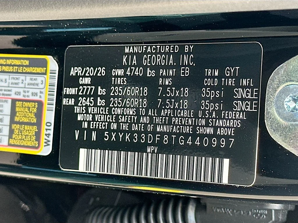 New 2026 Ebony Black Kia EX image 31