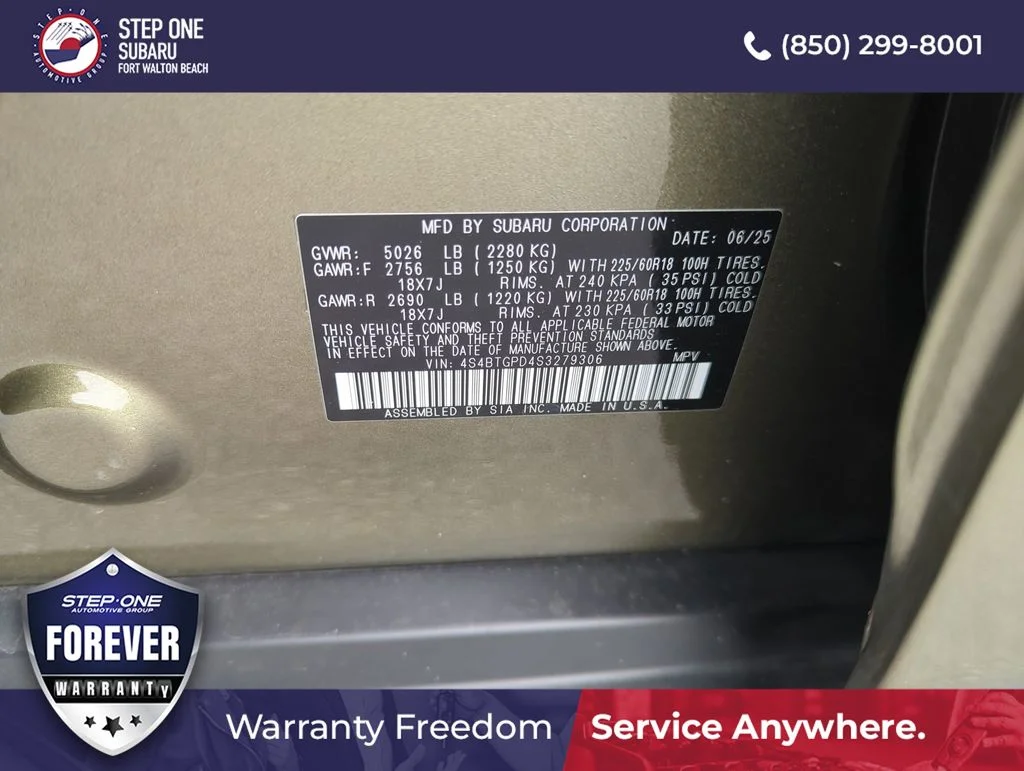 Certified Used 2025 Green Subaru Touring XT image 42