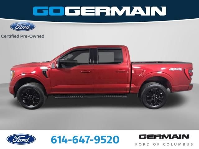Certified Used 2022 Rapid Red Metallic Tinted Clearcoat Ford Lariat image 10