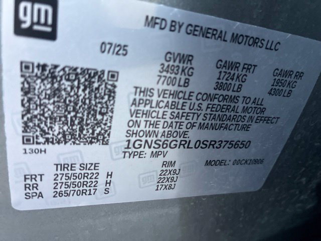 Certified Used 2025 Sterling Gray Metallic Chevrolet High Country image 16