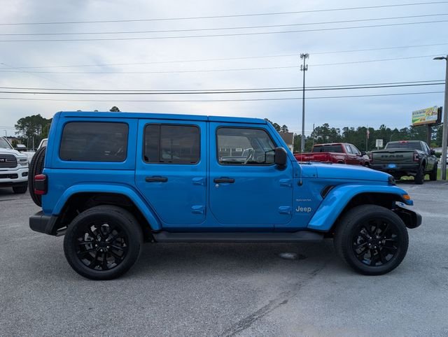 Used 2022 Blue Jeep Unlimited Sahara 4xe image 6