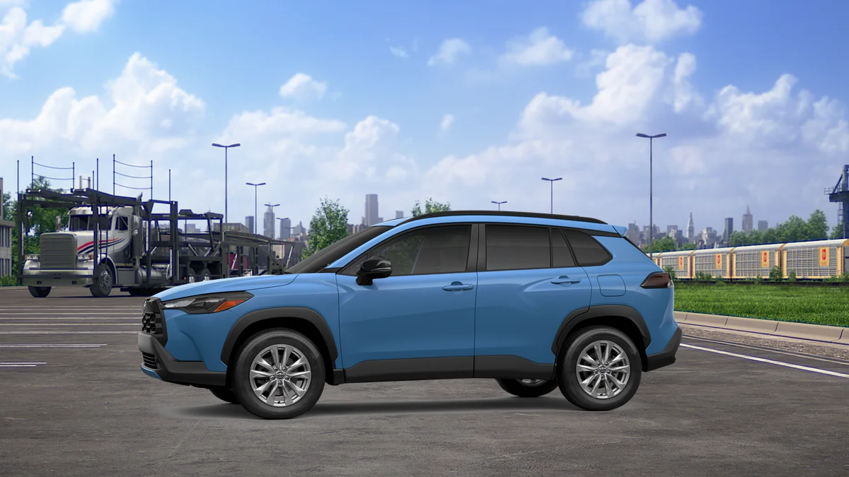 New 2026 Cavalry Blue Toyota LE image 3