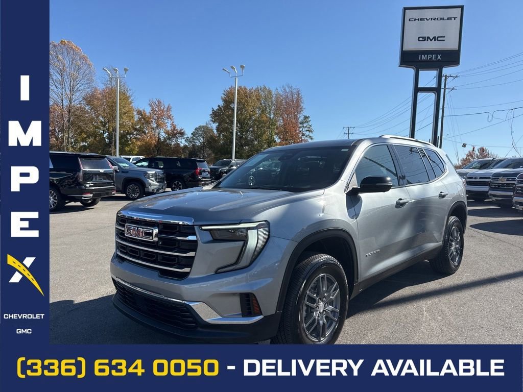 Sterling Metallic 2025 GMC Acadia Elevation FWD SUV / Crossover Front-Wheel Drive