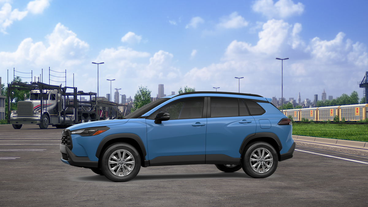 New 2026 Cavalry Blue Toyota LE image 3