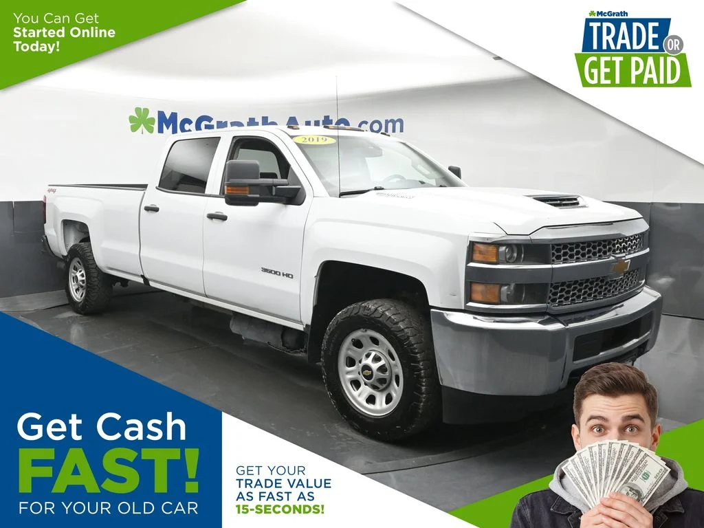 Used 2019 White Chevrolet Work Truck image 1