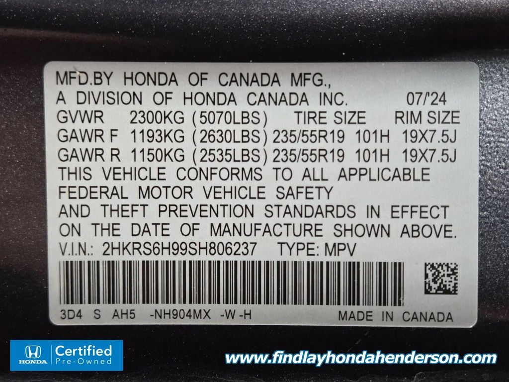 Certified Used 2025 Meteorite Gray Metallic Honda Sport Touring image 14