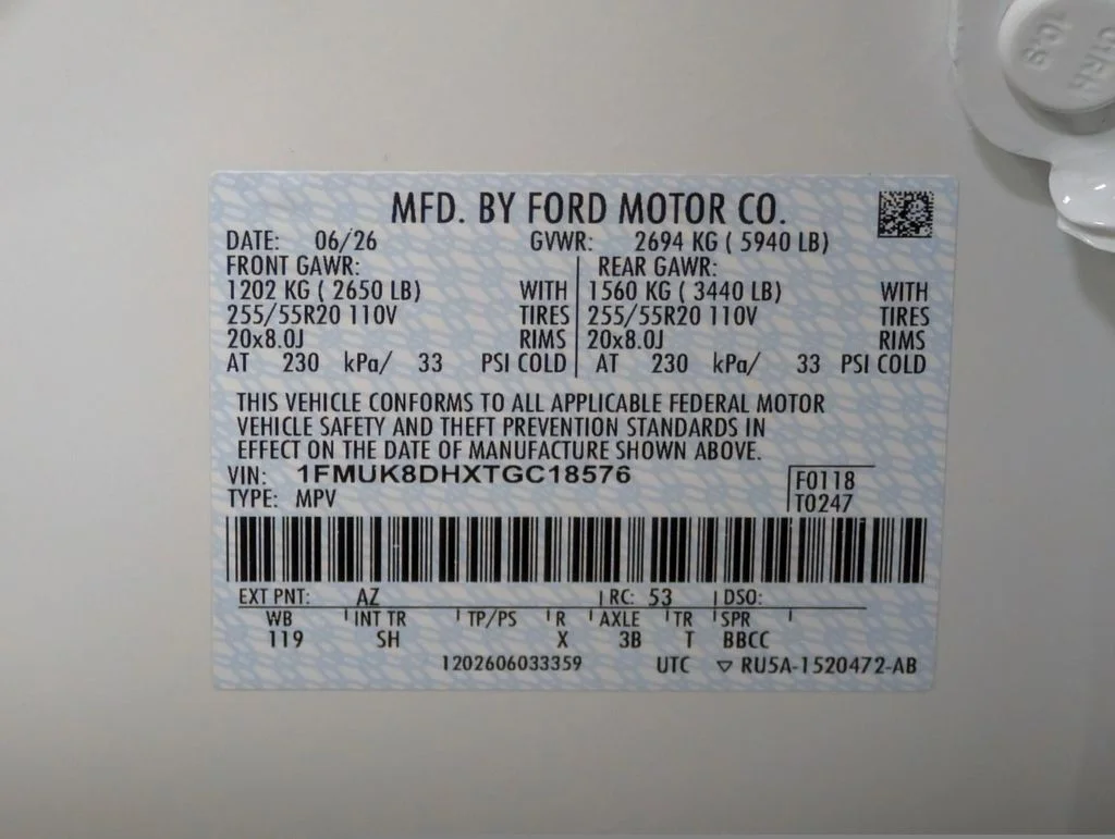 New 2026 Star White Metallic Tri-Coat Ford Active image 23