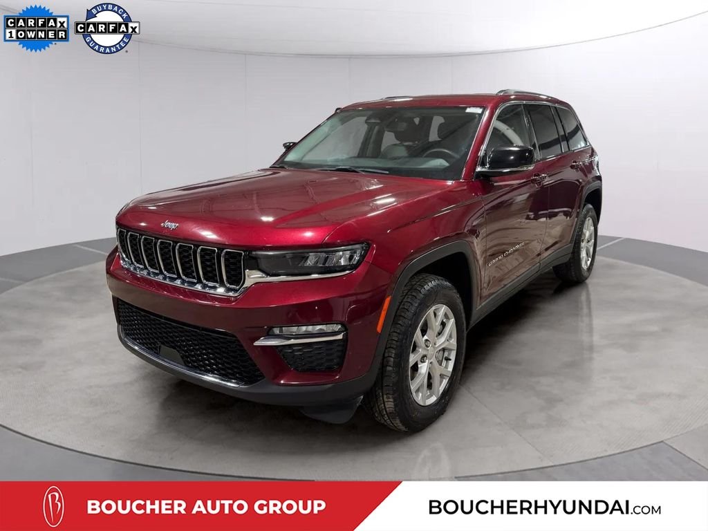 Used 2023 Velvet Red Pearlcoat Jeep Limited image 7