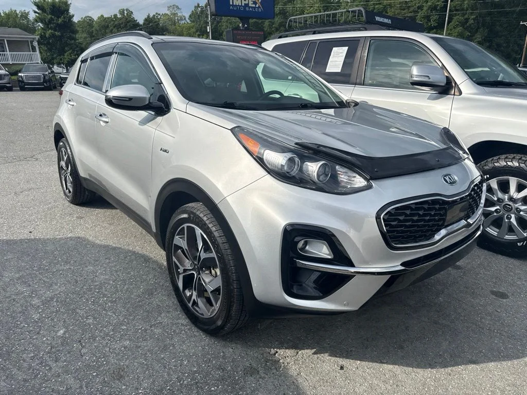Used 2020 Silver Kia EX image 2