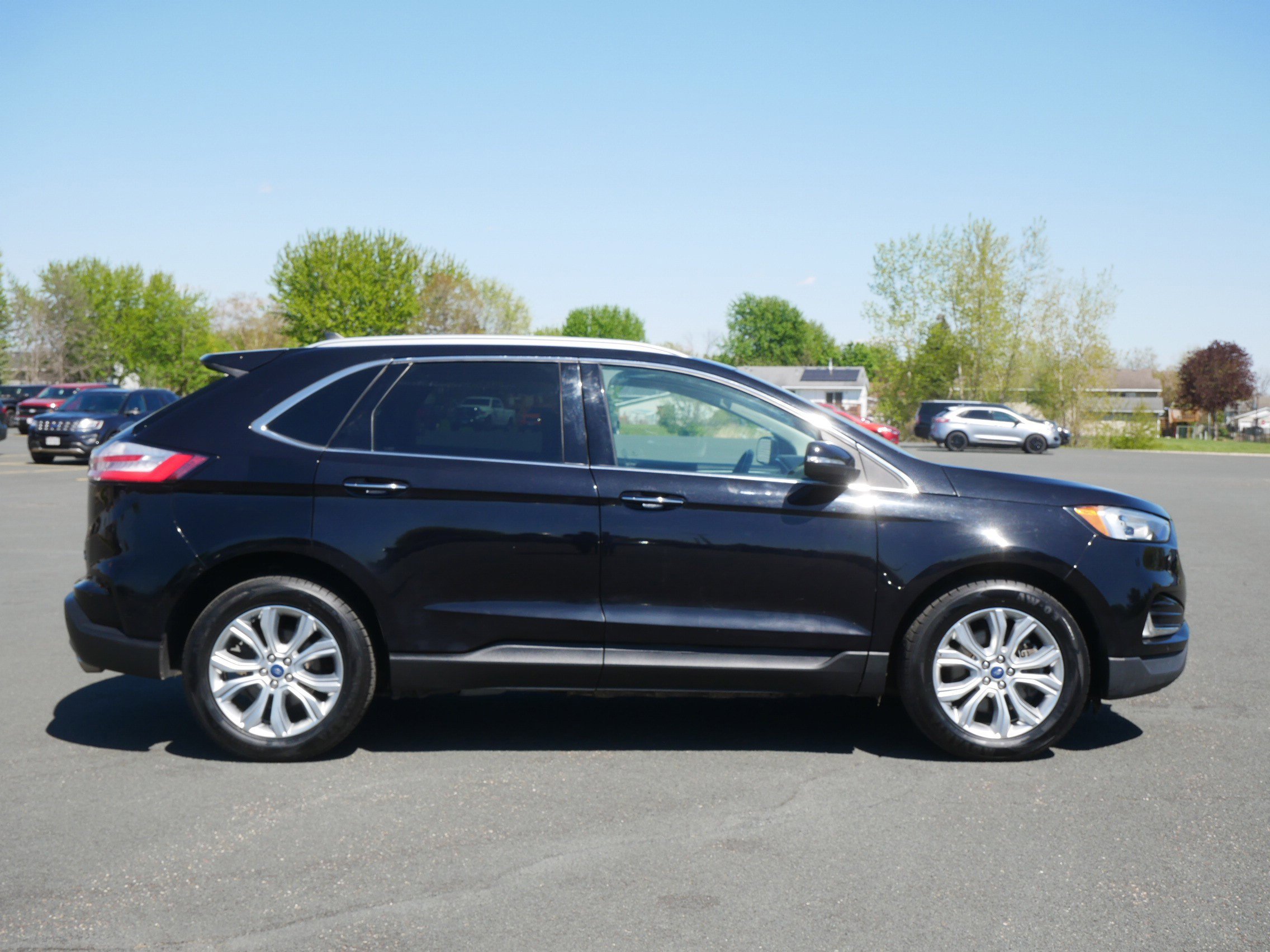 Used 2020 Black Ford Titanium image 6