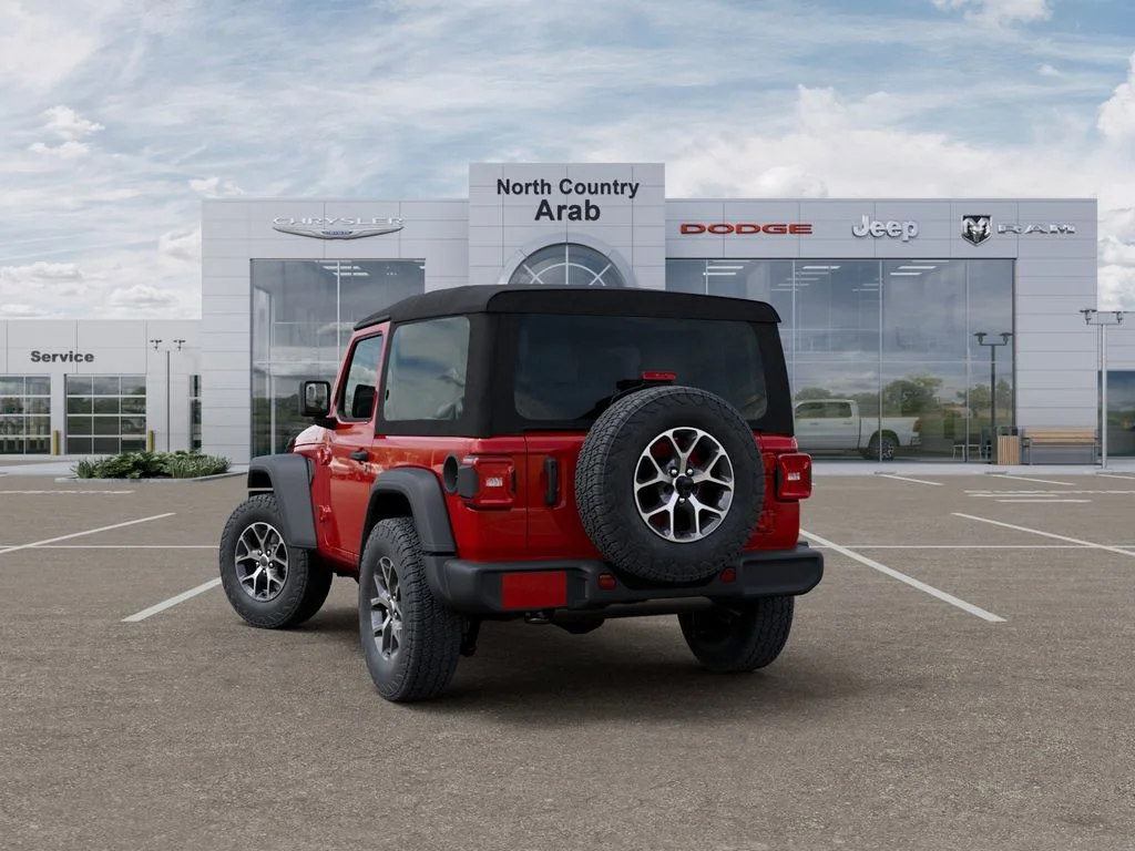 New 2026 Firecracker Red Clear-Coat Exterior Paint Jeep Sport S image 3