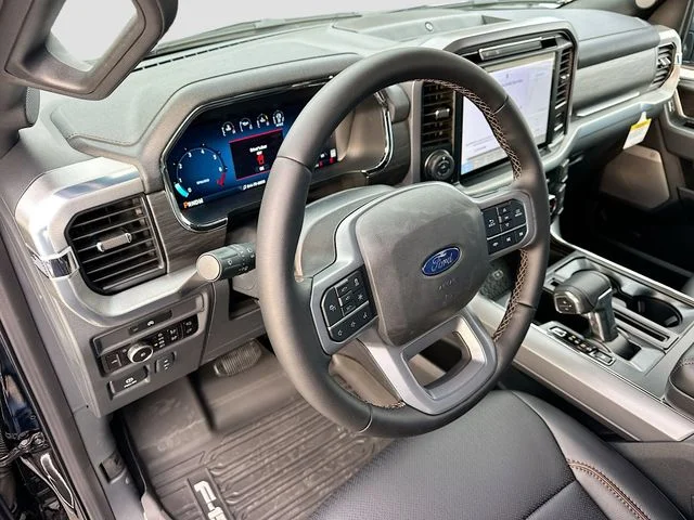 New 2025 Black Metallic Ford Lariat image 6
