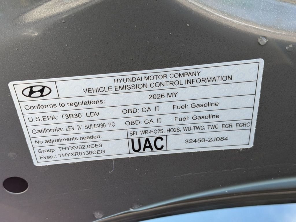 New 2026 Gray Hyundai SEL Sport image 30