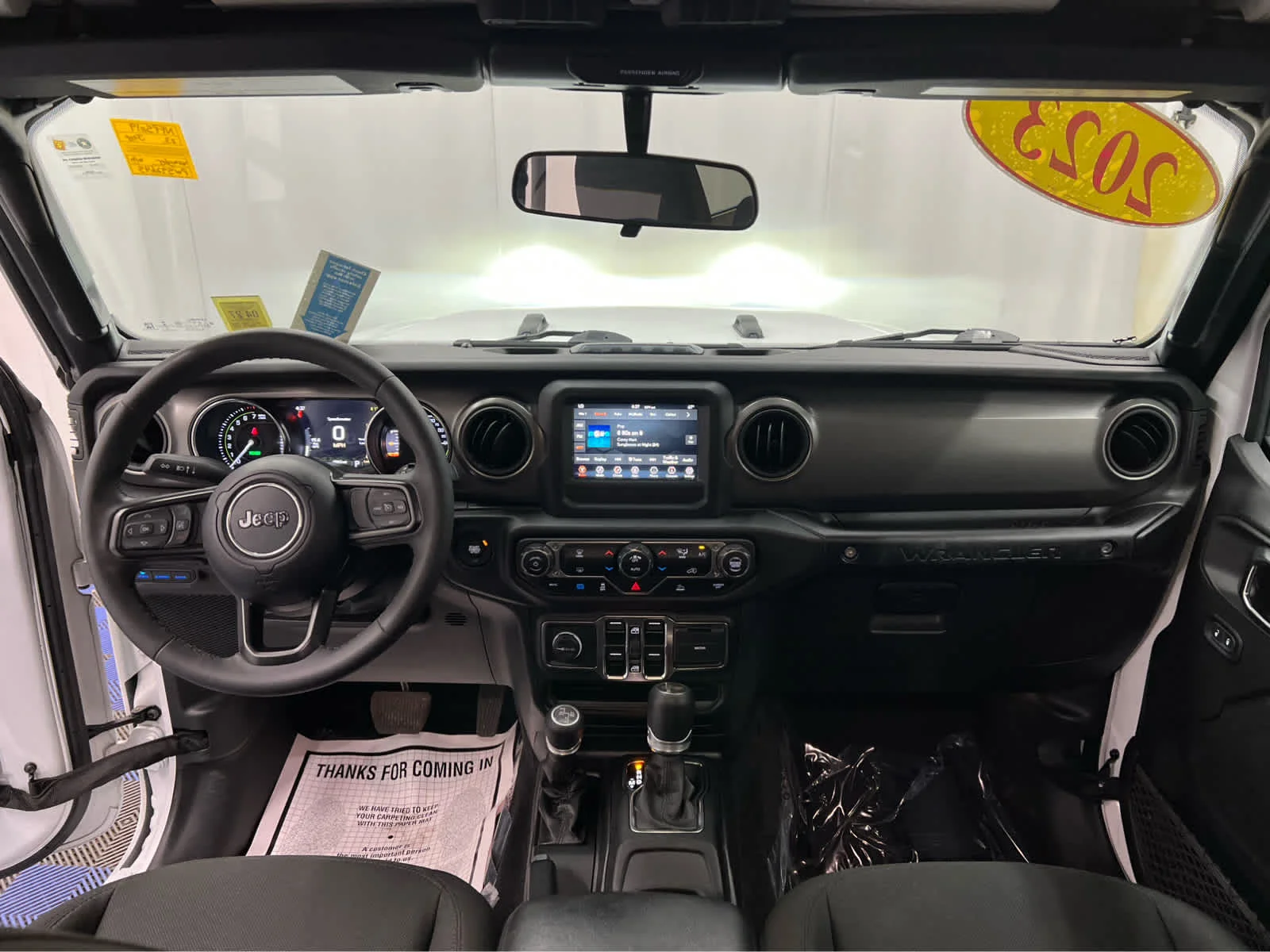 Used 2023 Bright White Clearcoat Jeep  image 29