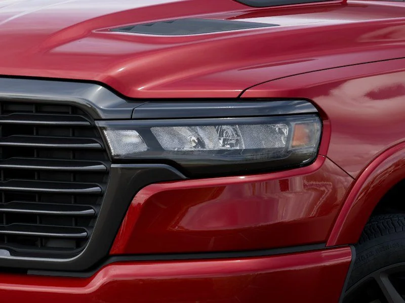 New 2026 Molten Red Pearl-Coat Exterior Paint RAM Laramie image 10
