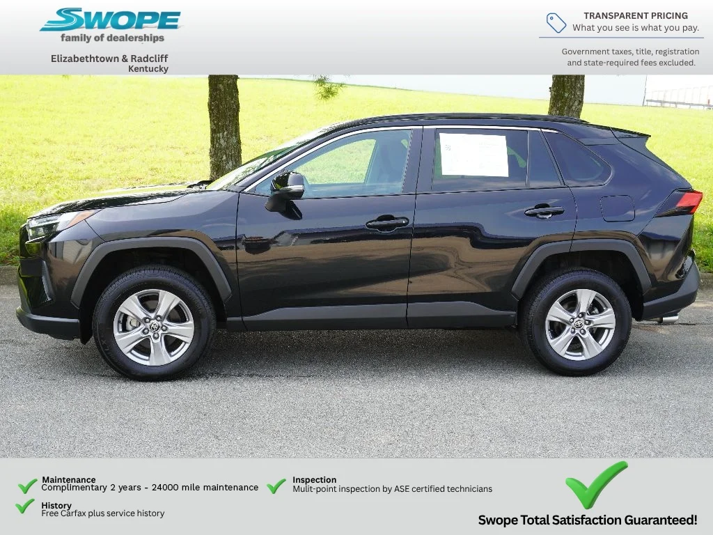 Used 2024 Midnight Black Metallic Toyota XLE image 6
