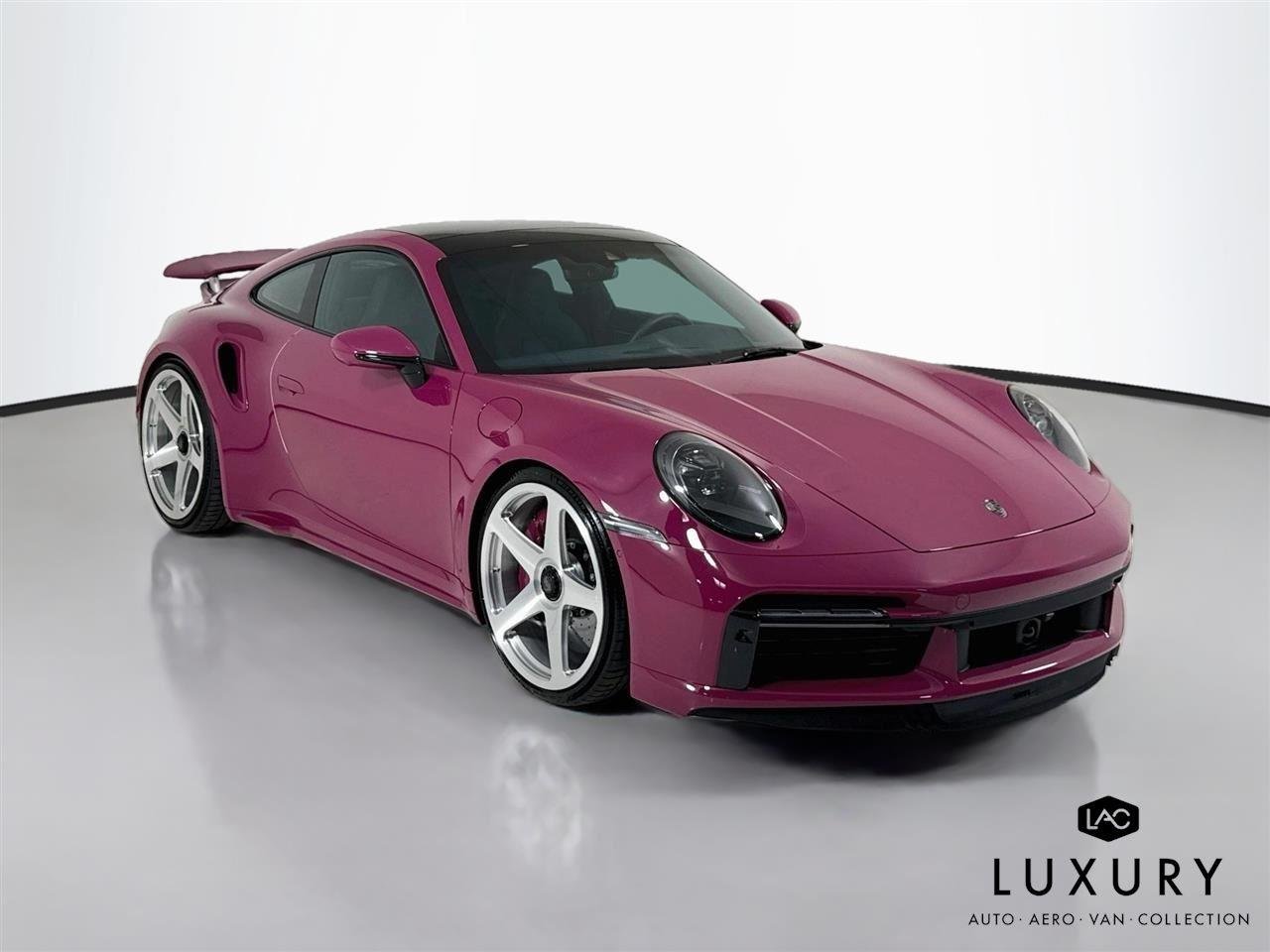 Used 2024 Ruby Star Neo Porsche Turbo S | PCCBs | Front Lift | $60k in options | 21 /22 AG Lux Wheel Setup image 3