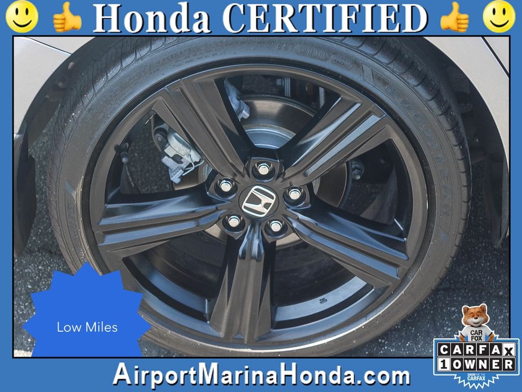 Certified Used 2024 Solar Silver Metallic Honda HYBRID SPORT-L image 16