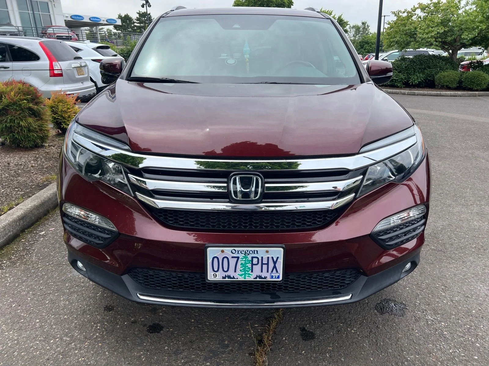 Used 2018 Deep Scarlet Pearl Honda Touring image 2