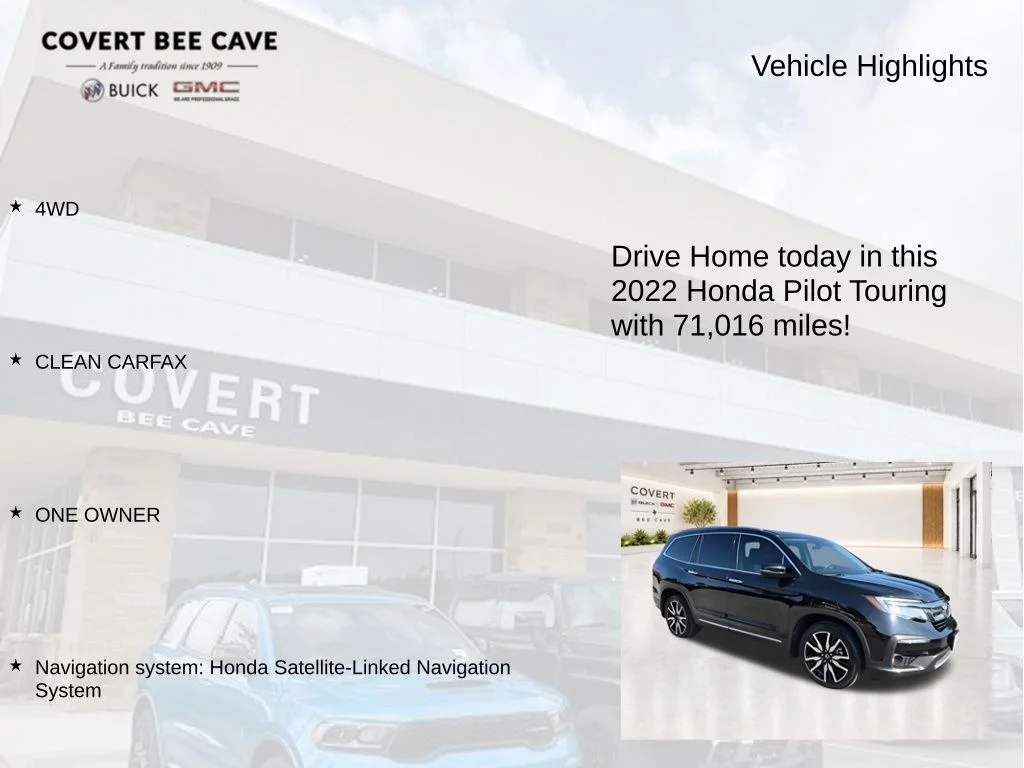 Used 2022 Black Honda Touring image 6