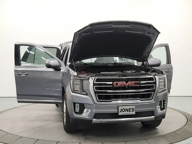 Used 2021 SATIN STEEL METALLIC GMC SLT image 10