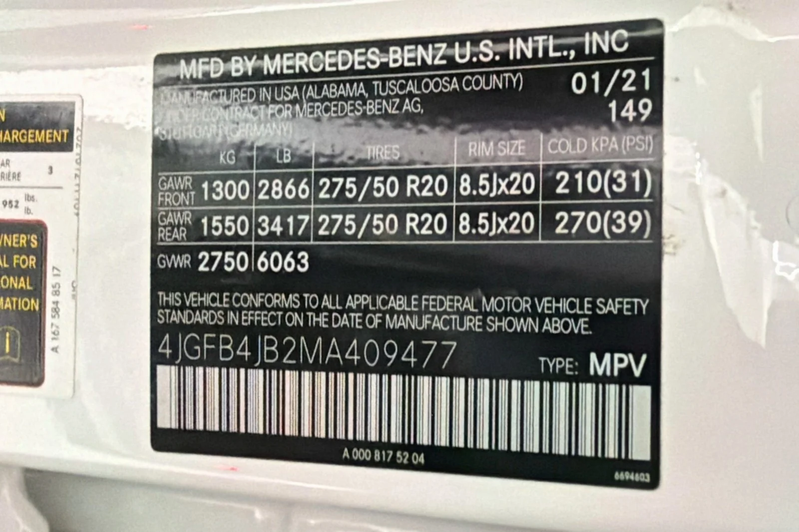 Used 2021 Polar White Mercedes-Benz 350 image 27