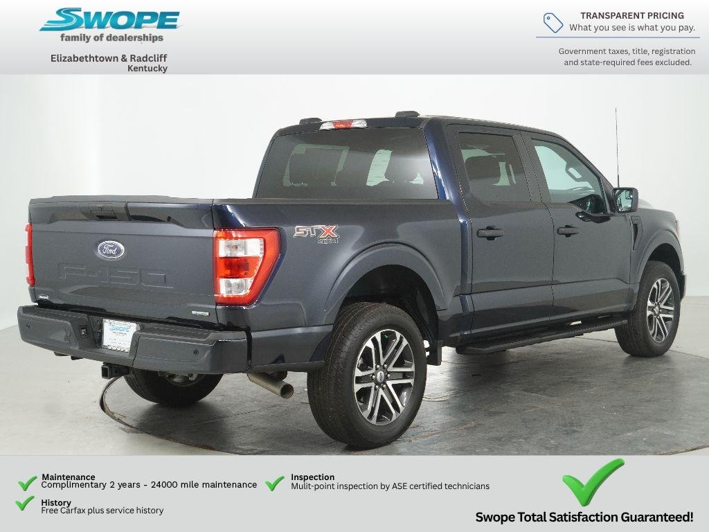 Used 2023 Antimatter Blue Metallic Ford XL image 4