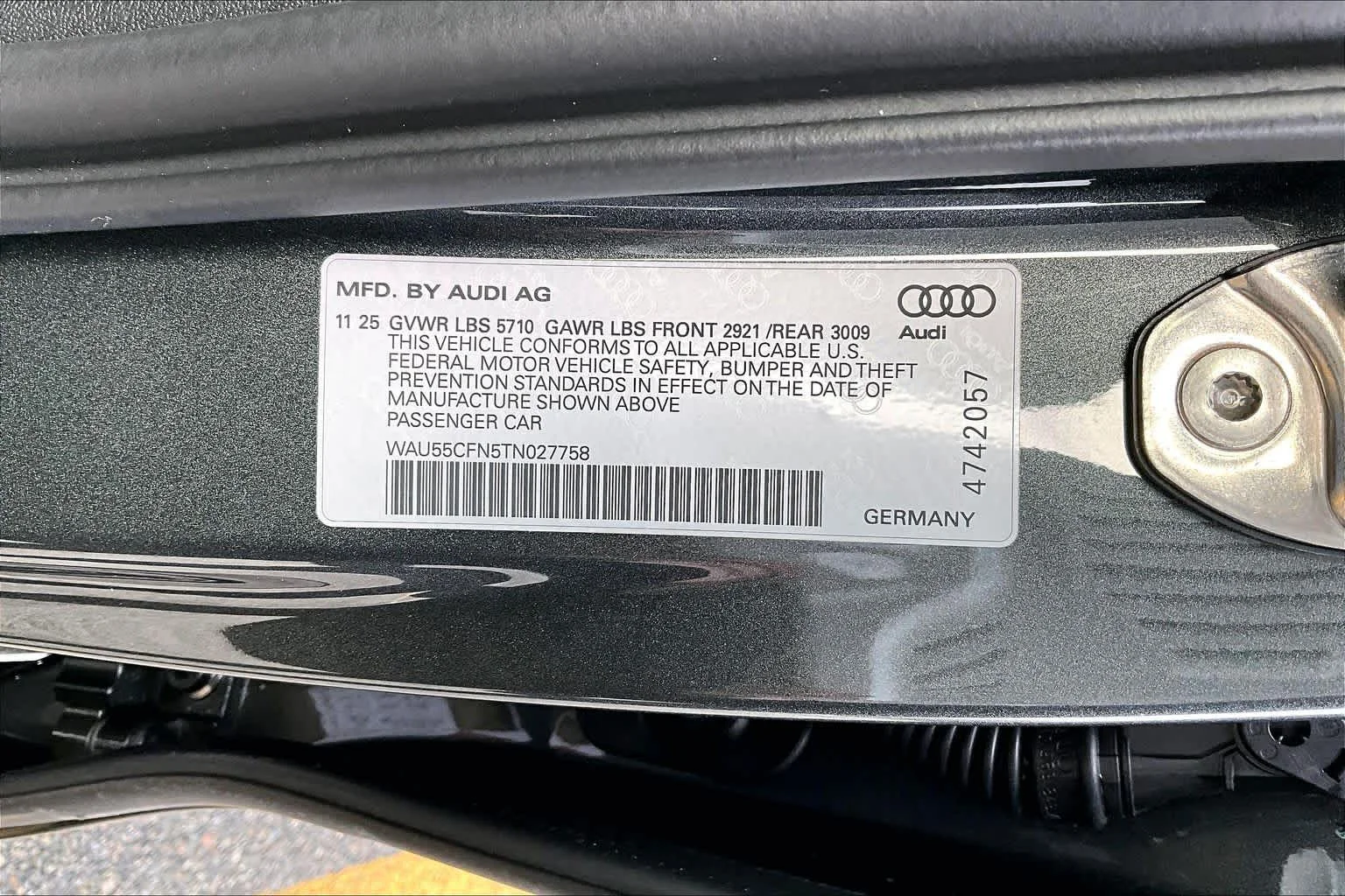 New 2026 Daytona Gray pe Audi Premium Plus image 19