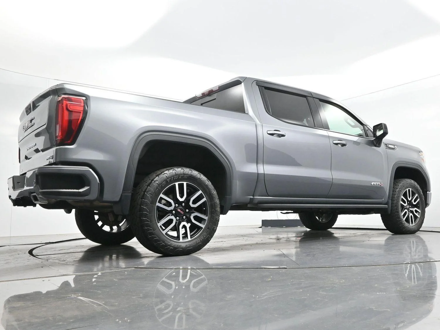Used 2021 Satin Steel Metallic GMC AT4 image 54