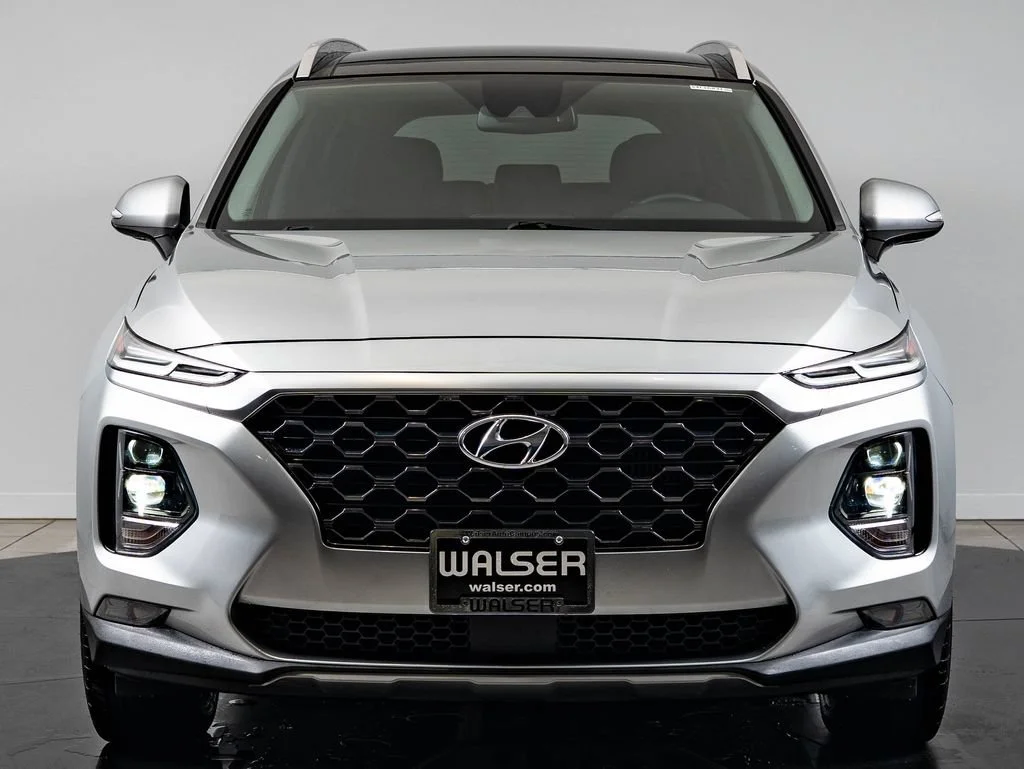 Used 2020 Shimmering Silver Pearl Hyundai SEL image 2