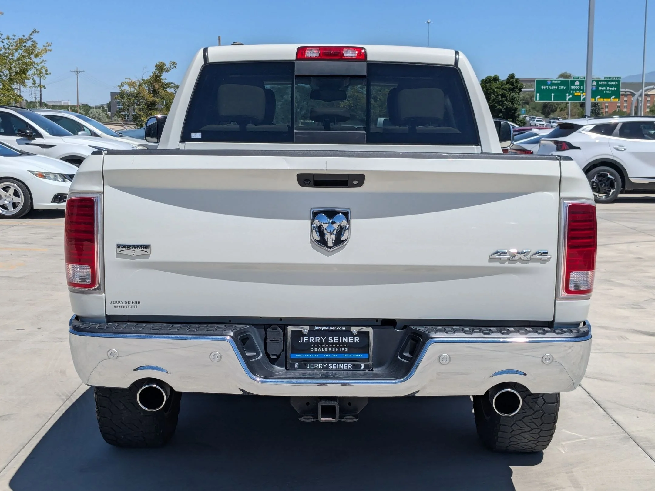 Used 2017 Pearl White Ram Laramie image 4