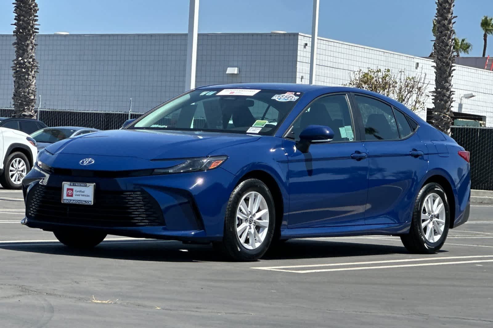 Certified Used 2025 Reservoir Blue Toyota LE image 8