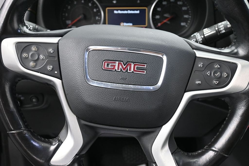 Used 2021 Ebony Twilight Metallic GMC FWD 4dr SLT image 13