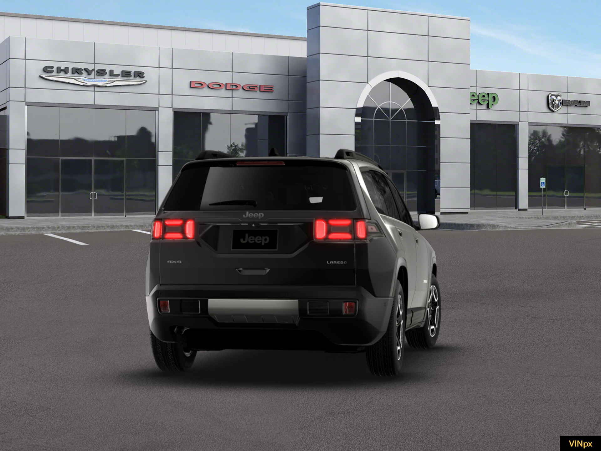 New 2026 Diamond Black Crystal Pearl-Coat Exterior Paint Jeep  image 14