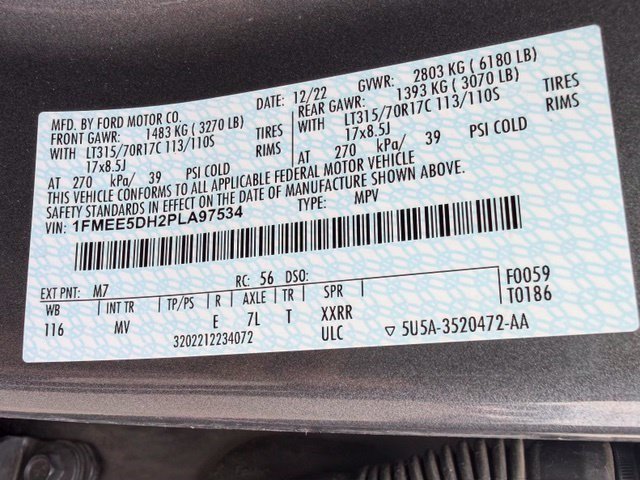 Used 2023 Carbonized Gray Metallic Ford Everglades image 15