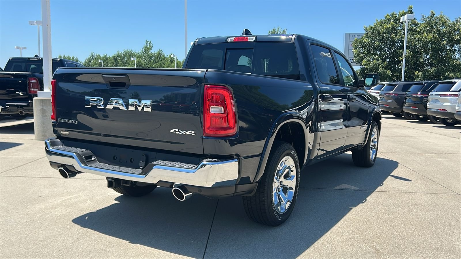 New 2026 Forged Blue Metallic Exterior Paint RAM Big Horn/Lone Star image 4