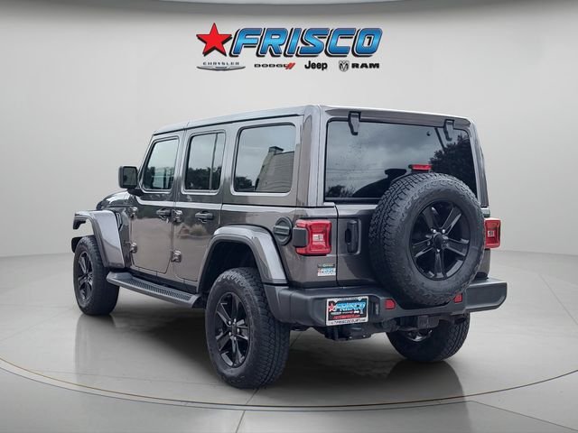 Used 2021 Gray Jeep Unlimited Sahara Altitude image 5