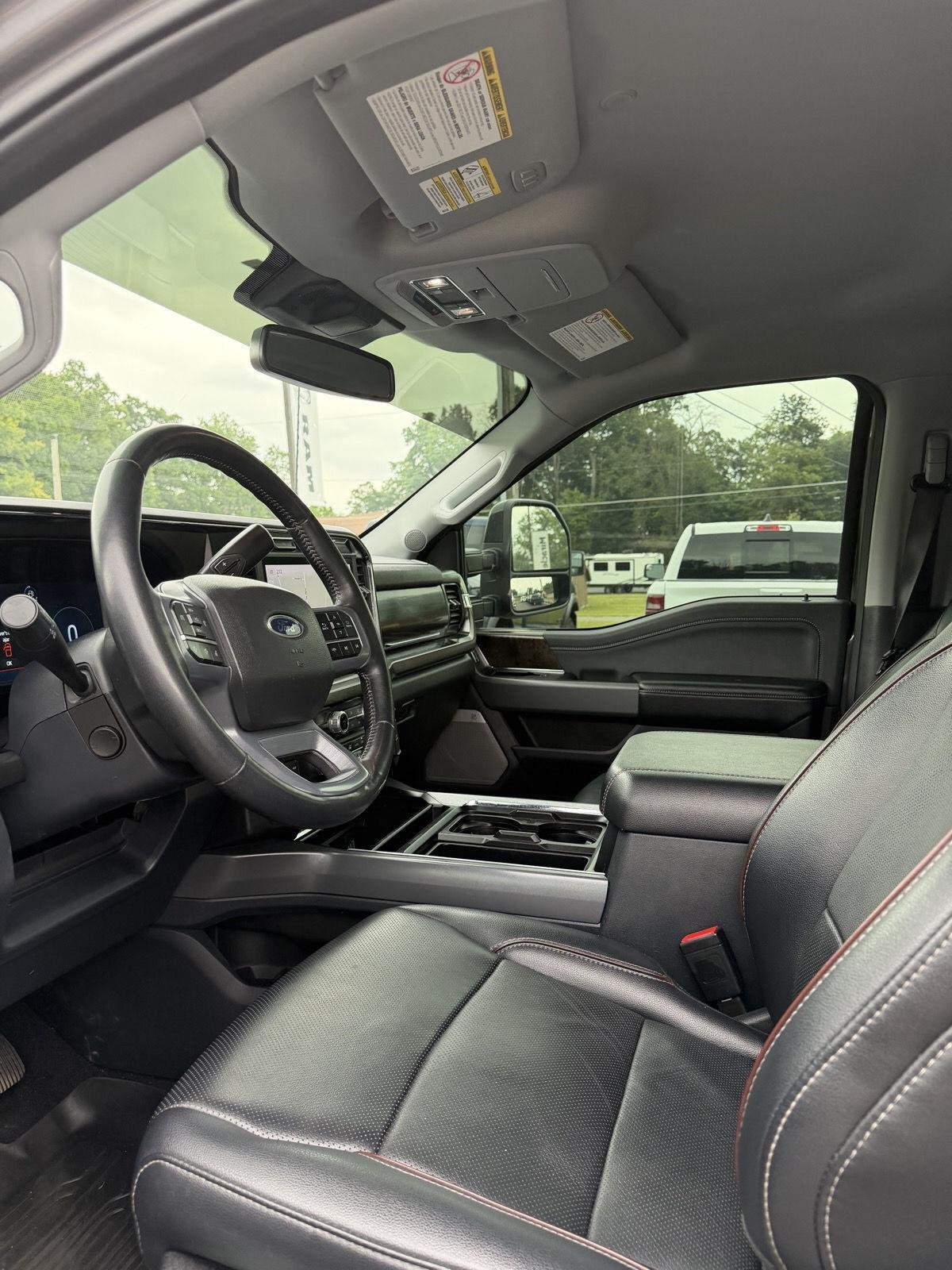 Used 2024 Carbonized Gray Metallic Ford LARIAT image 9