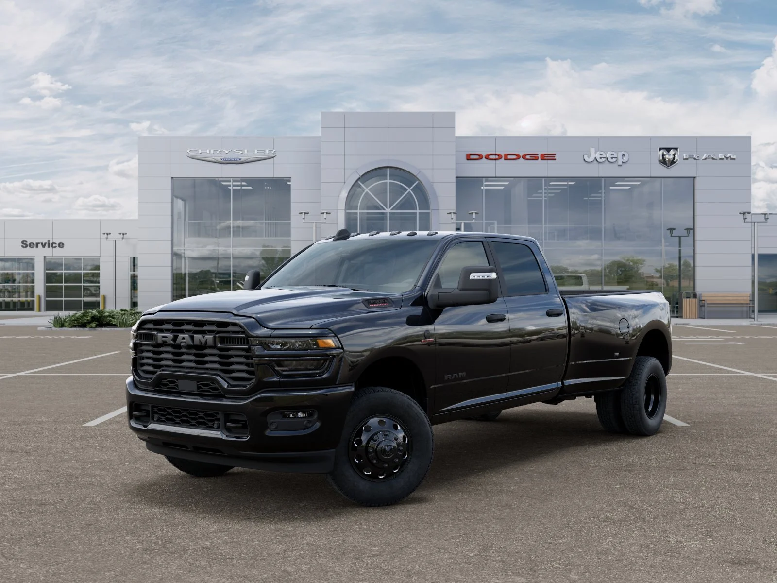 New 2026 Diamond Black Crystal Pearlcoat RAM Big Horn image 27