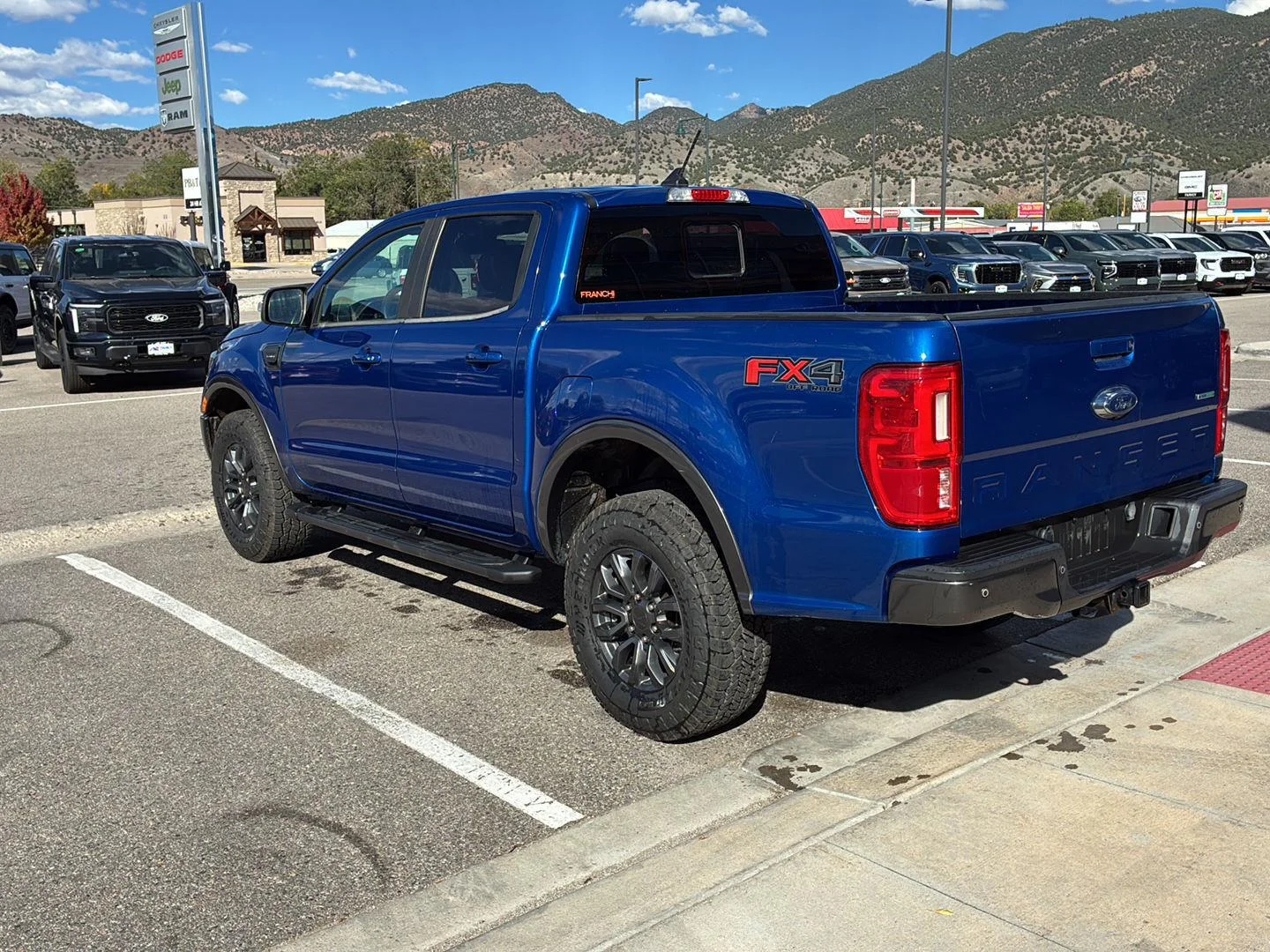 Used 2020 Lightning Blue Ford LARIAT image 4
