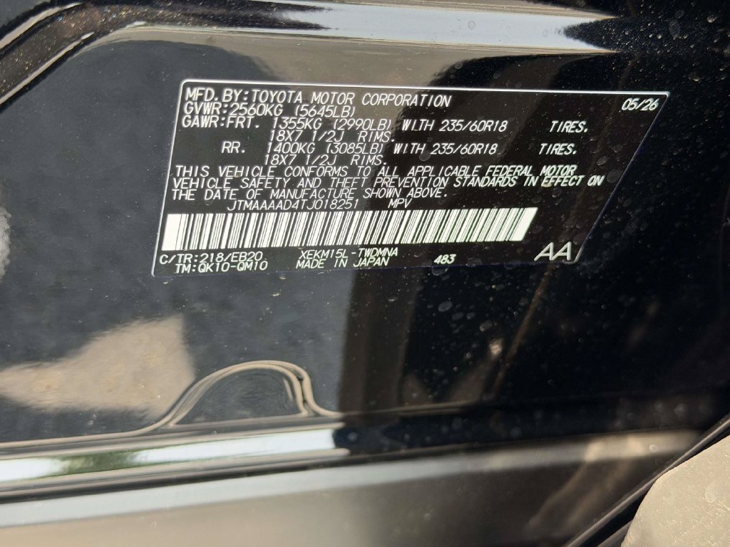 New 2026 Midnight Black Metallic Toyota  SE image 25
